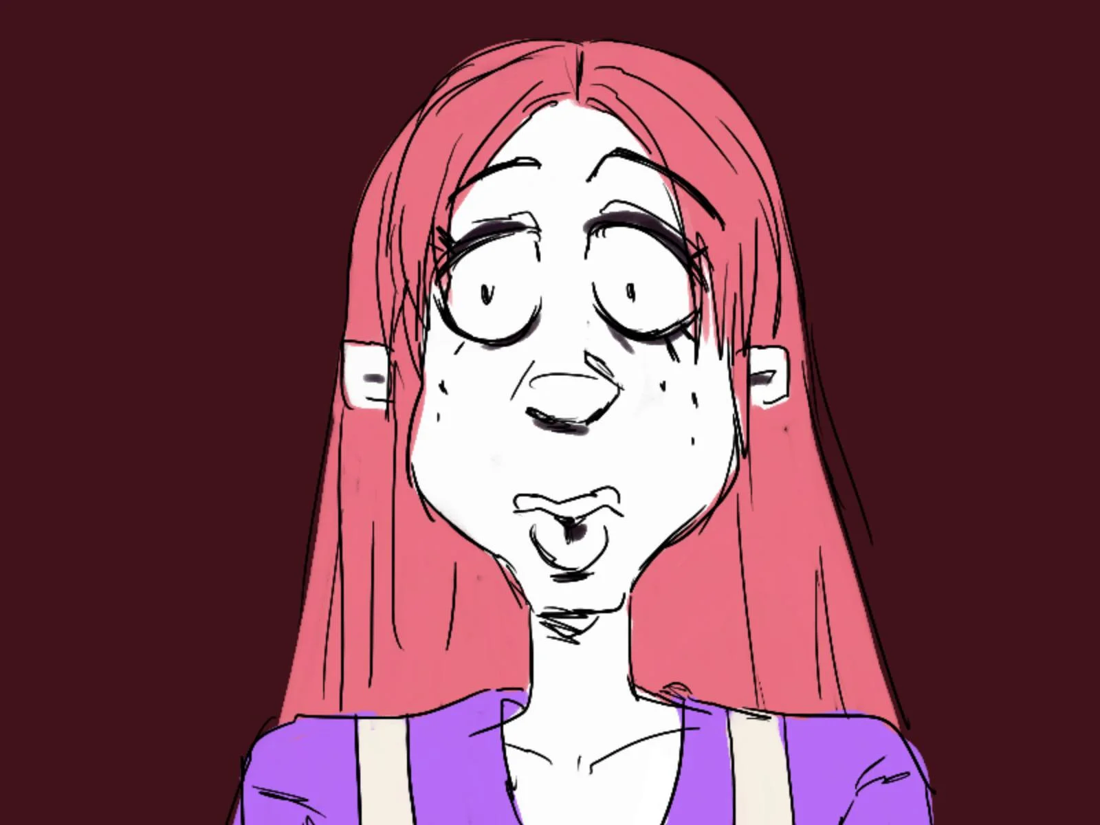 Данута удивленно смотрит