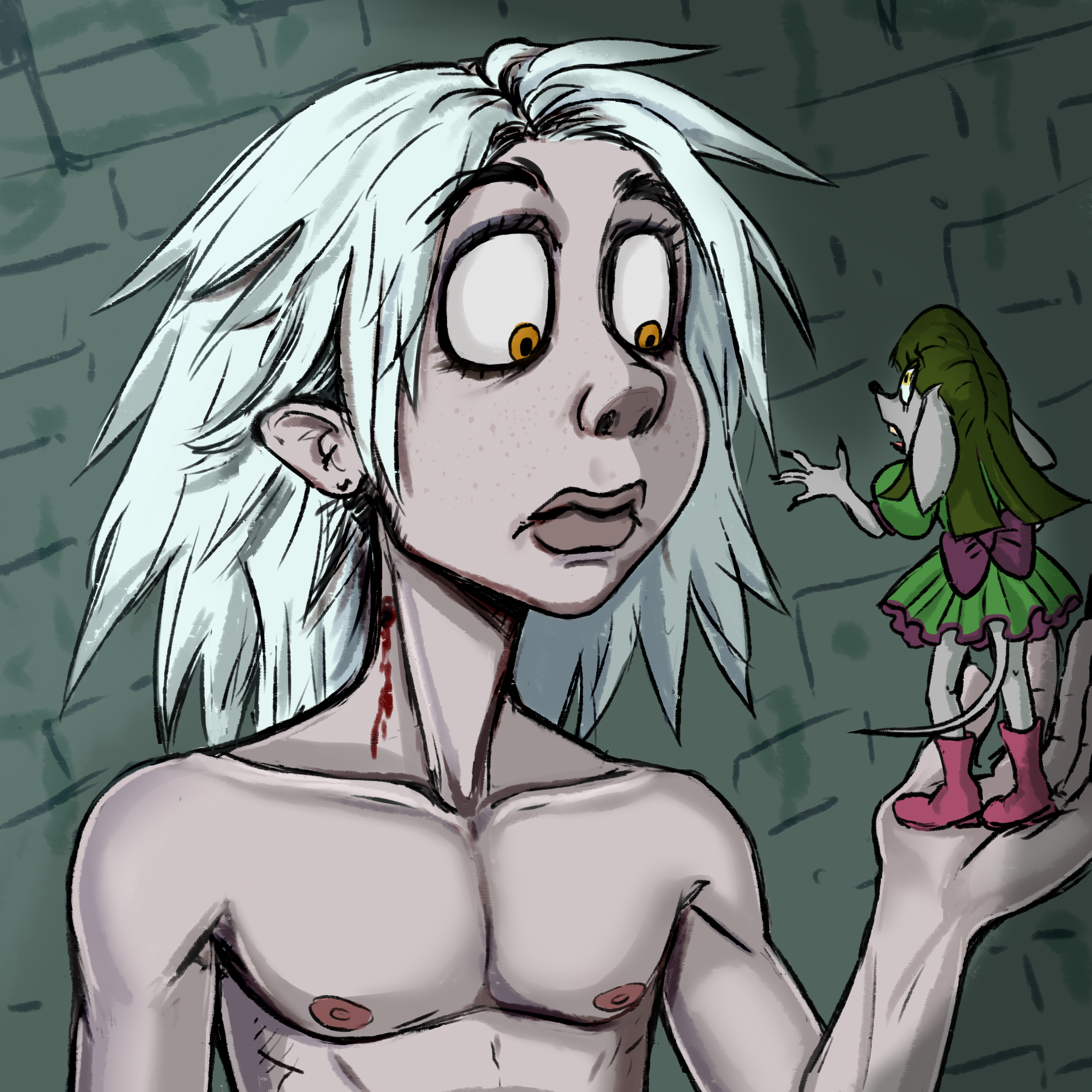 София жалуется Билли, который стал человеком