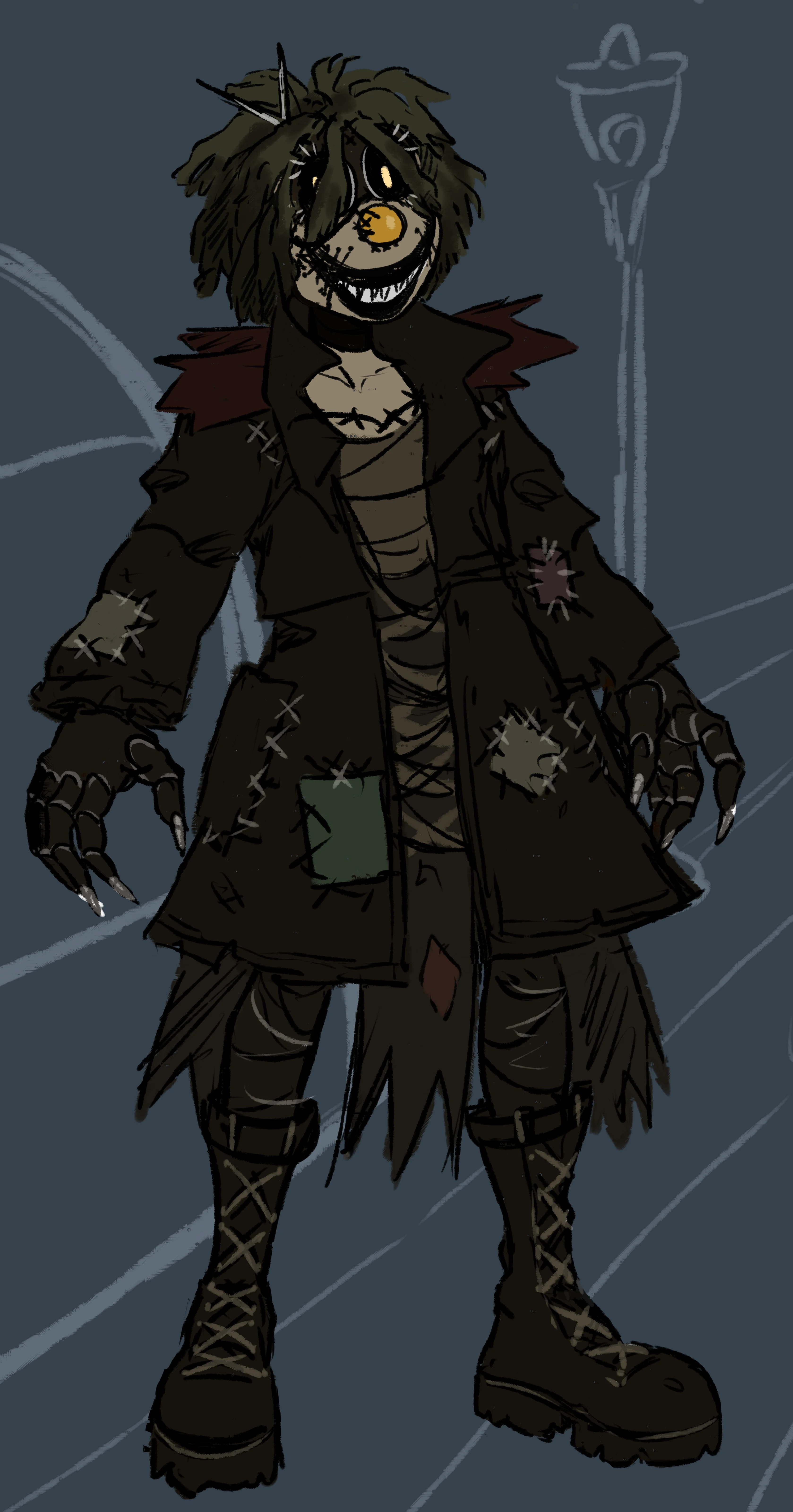 Ивии в полный рост на зелёном проспекте