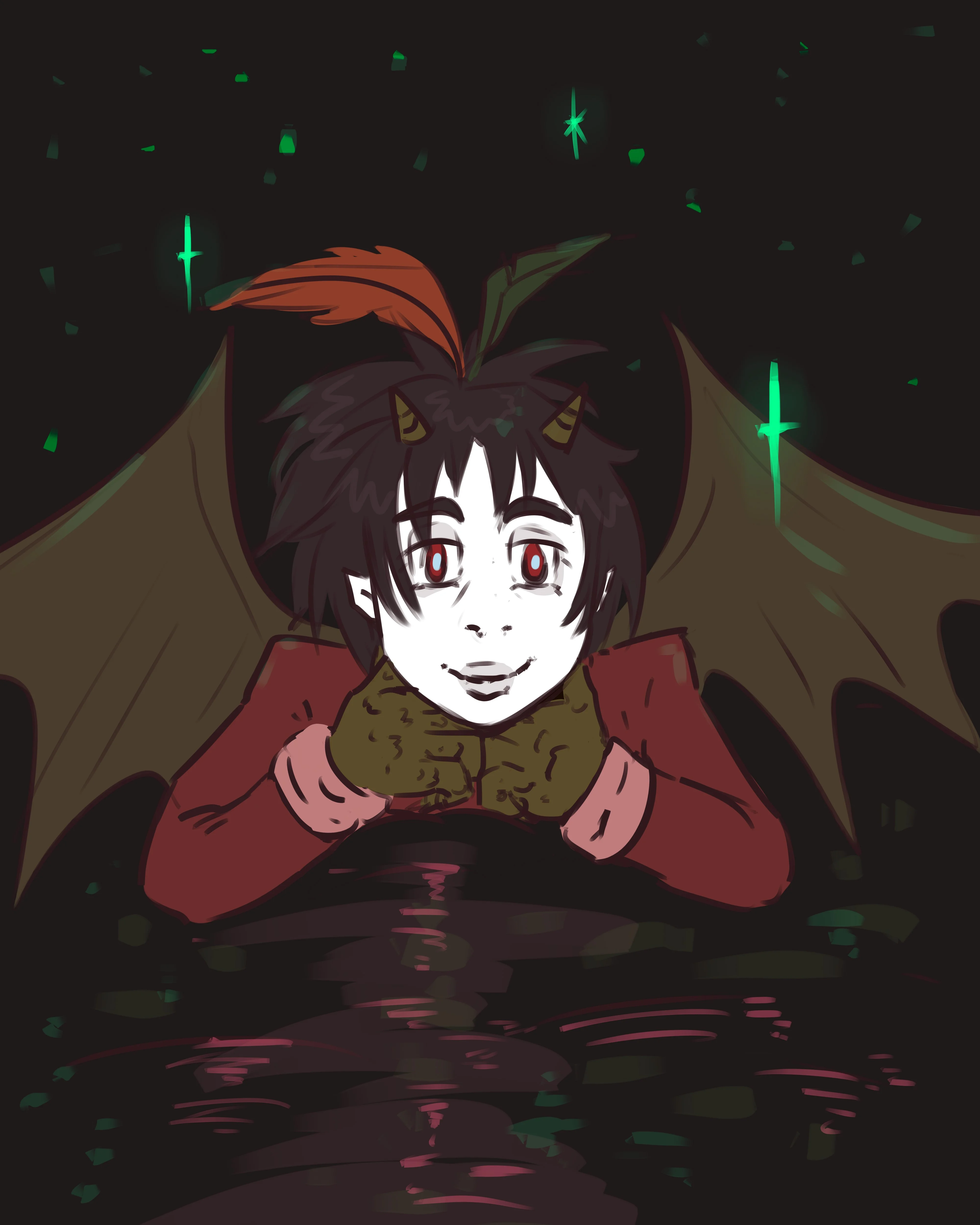 Йойо оперся на кровать Вертегорте посреди ночи